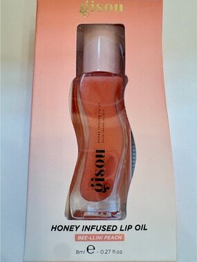 Gisou Honey Infused Lip Oil – “Bee-llini Peach” 🍑🐝 (New in Box)